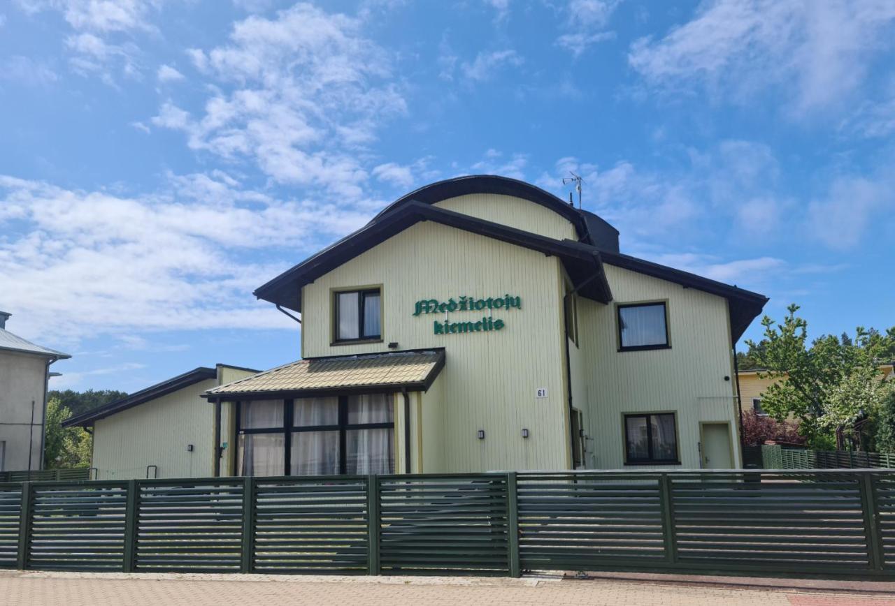 Medziotoju Kiemelis Hotel Palanga Eksteriør billede